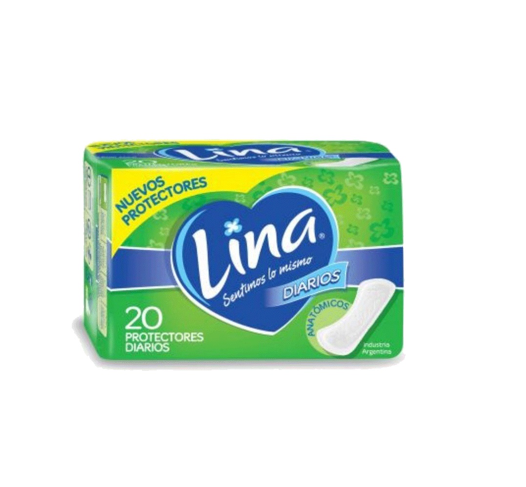 PROTECTORES DIARIOS ANATOMICOS S/PERF  QUE LINDA 20UND